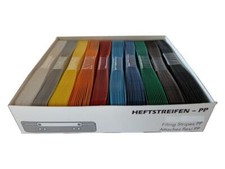 100 Heftstreifen PP / Farbe