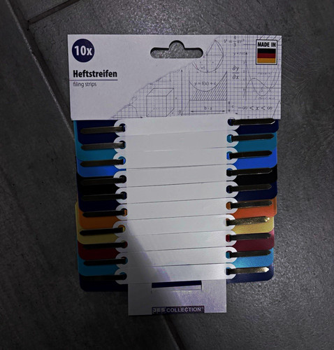 Heftstreifen 10er pack - heftstreifen,
