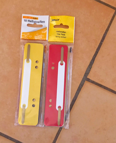 2x10 heftstreifen farbig - heftstreifen,
