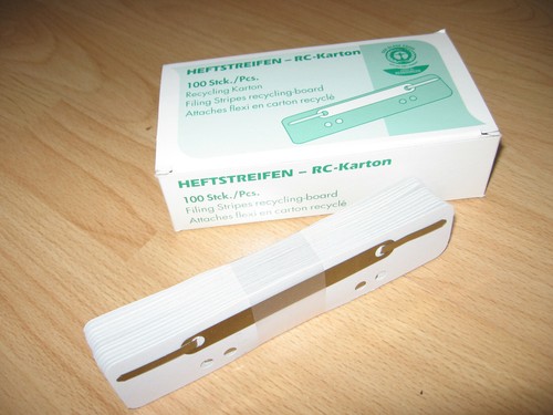 1x25 heftstreifen weiß - heftstreifen,,